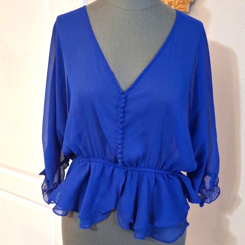 Royal Blue blouse